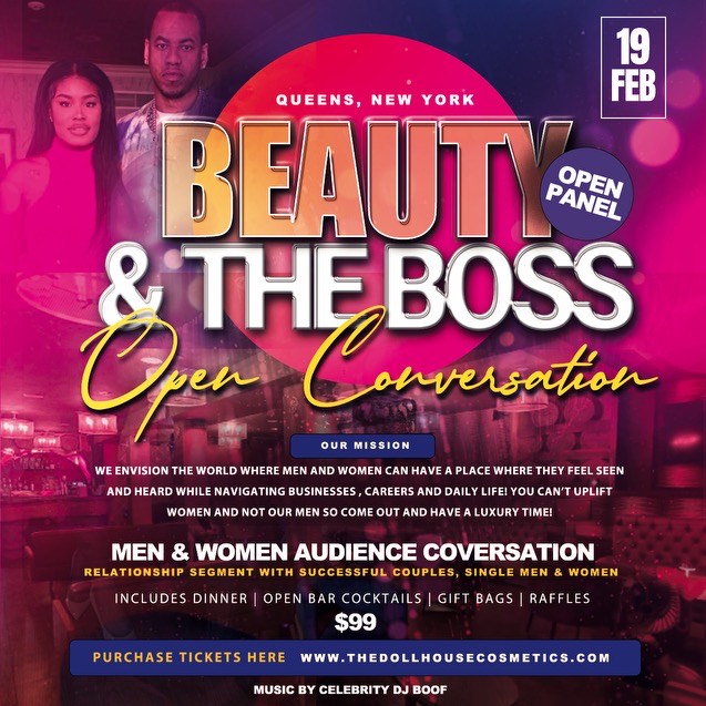 Beauty & The Boss Open Conversation